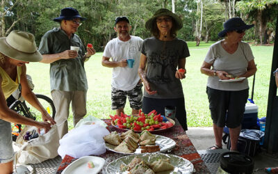 Urban Wildlife Gardens’ first get-together was a WALK IN THE PARK