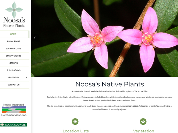 New Noosa’s Native Plants Website