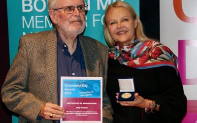 Tony Haslam receives Queensland Day Award